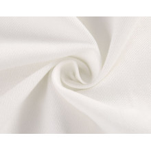 Off White Cream Polyester Stoff aus Baumwolle Twill gewebt